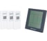 Метеостанция Bresser Temeo Hygro Quadro Prestige с тремя датчиками, серая 78586 2