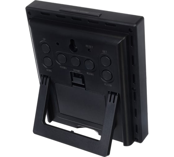 Метеостанция Bresser Temeo Hygro Quadro Prestige с тремя датчиками, черная 78584