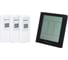 Метеостанция Bresser Temeo Hygro Quadro Prestige с тремя датчиками, черная 78584 3