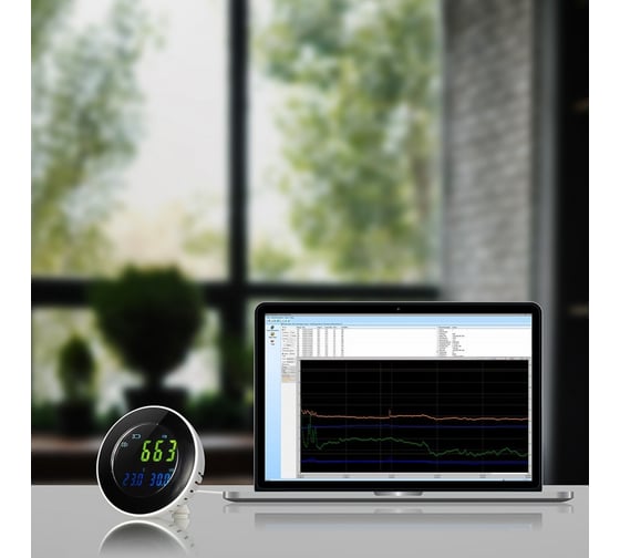 Гигрометр Bresser Air Quality INV с датчиком CO 78441