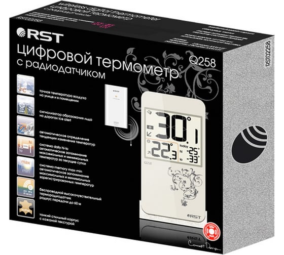 Термометр c радиодатчиком RST 02258 RST 02258