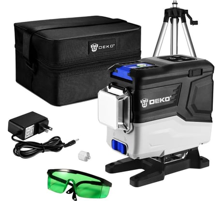 Лазерный самовыравнивающийся профессиональный уровень DEKO LL12-HVR SET 2 065-0105