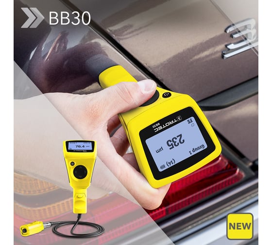 Толщиномер лакокрасочных покрытий TROTEC BB30 3510205077