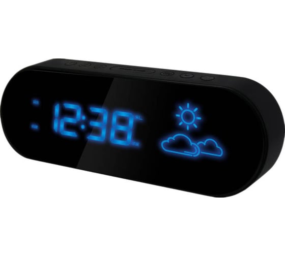 Сетевая метеостанция BVItech синий/черный BV-42BKH