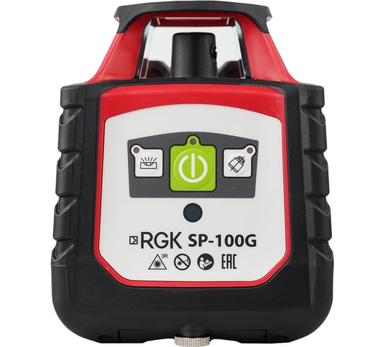 Комплект ротационный нивелир RGK SP-100G COMBO slide, нивелирный штатив (арт. ) 759557