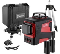 Лазерный самовыравнивающийся уровень DEKO DKLL12PR3 3х360 065-0164