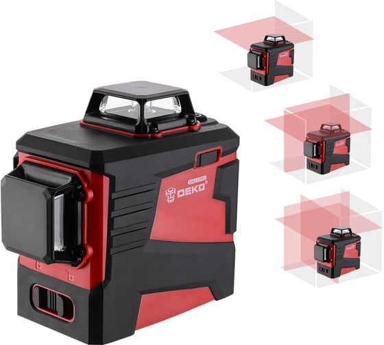 Лазерный самовыравнивающийся уровень DEKO DKLL12PR3 3х360 065-0164