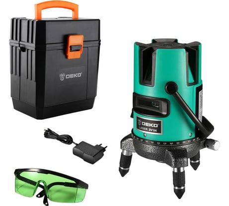 Лазерный самовыравнивающийся уровень DEKO DKLL03GB SET 3 в пластиковом кейсе 065-0291 065-0291