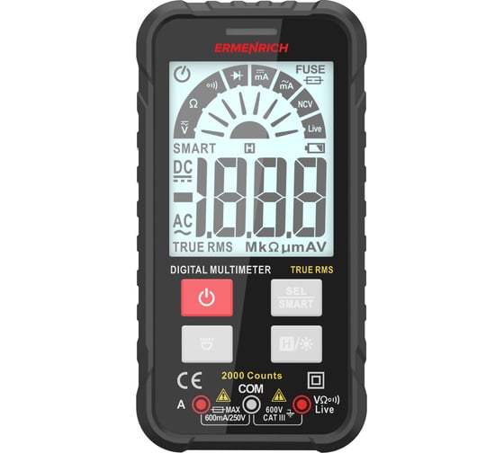 Цифровой мультиметр Ermenrich (Эрменрих) Zing TC16 82982 1