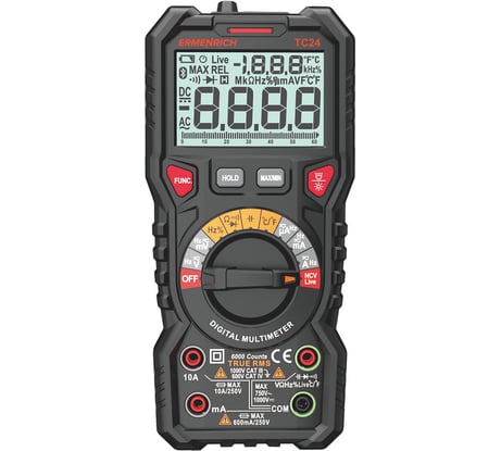 Цифровой мультиметр Ermenrich (Эрменрих) Zing TC24 82986