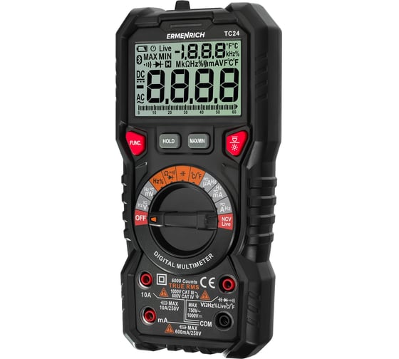 Цифровой мультиметр Ermenrich (Эрменрих) Zing TC24 82986