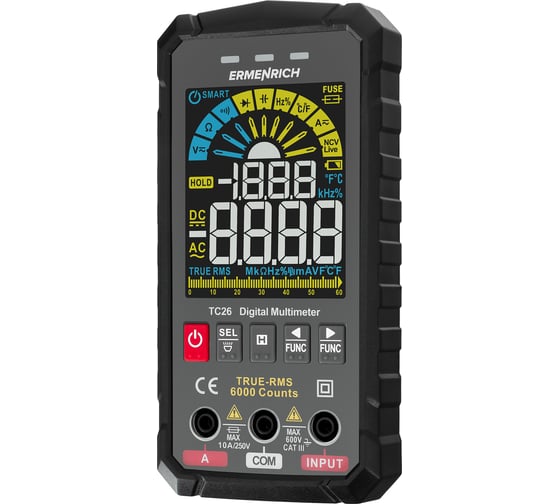 Цифровой мультиметр Ermenrich (Эрменрих) Zing TC26 82987