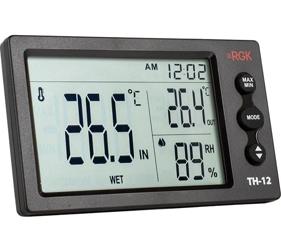 Термогигрометр RGK TH-12 с поверкой 779272