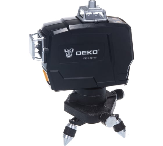 Построитель лазерных плоскостей DEKO DKLL12PG1 (3х360, зеленый луч) 065-0278