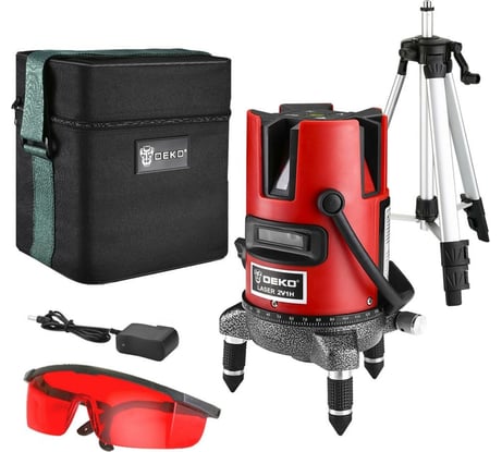 Лазерный уровень со штативом DEKO DKLL02RB SET 2065-0297 065-0297