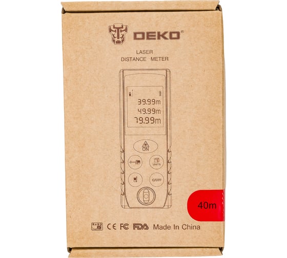 Лазерный дальномер DEKO LRD110-40m065-0205-1 065-0205-1