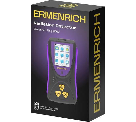 Дозиметр Ping RD50, фиолетовый Ermenrich 84641