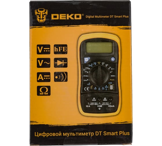 Цифровой мультиметр DEKO DT Smart Plus 065-0282