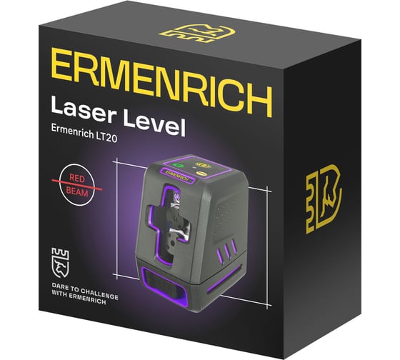 Лазерный уровень Ermenrich (Эрменрих) LT20, фиолетовый 84635