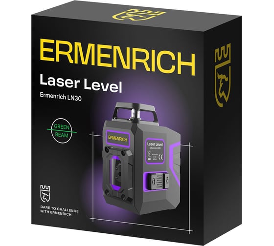 Лазерный уровень Ermenrich (Эрменрих) LN30, фиолетовый 84637