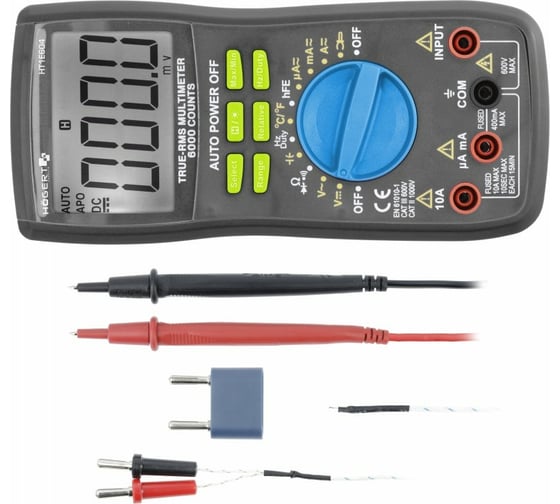 Цифровой мультиметр Hogert Technik HT1E604
