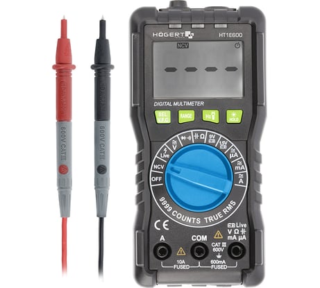 Цифровой профессиональный мультиметр HOEGERT TECHNIK HT1E600