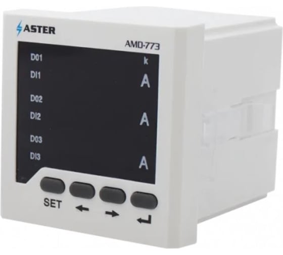 Цифровой трансформаторный однофазный амперметр Aster AMD-771 0-9999А AMD-771