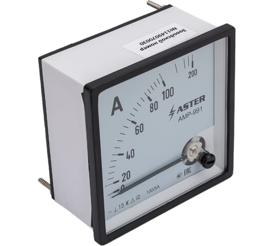 Амперметр Aster AMP-991 100/5А AMP991-100