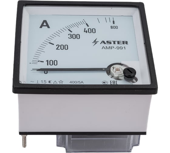 Амперметр Aster AMP-991 400/5А AMP991-400
