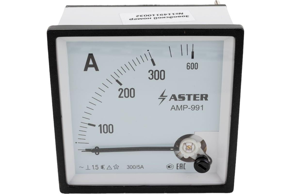 Амперметр Aster AMP-991 300/5А AMP991-300