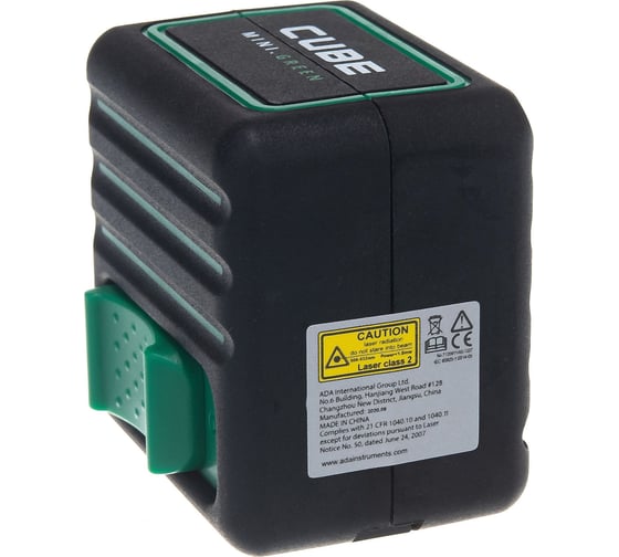 Комплект: лазерный уровень ADA CUBE MINI GREEN + лазерный дальномер ADA COSMO MINI 40 ADA А00627