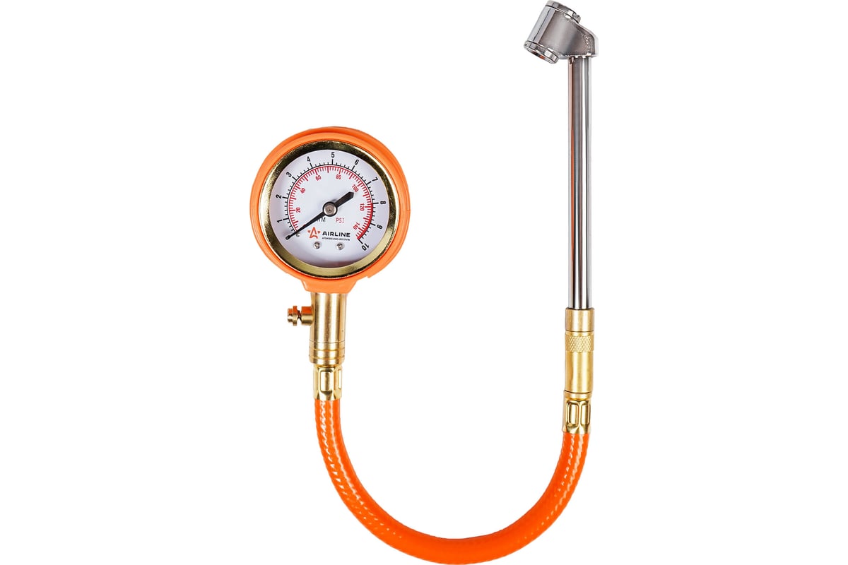 Стрелочный профессиональный манометр Airline 10 АТМ APR-M-03 - выгодная ...