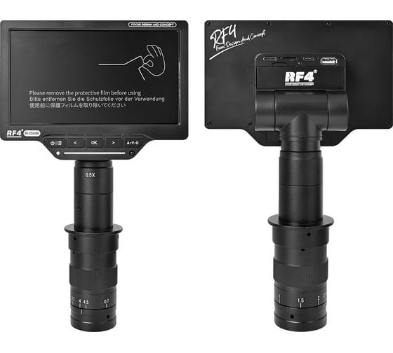 Микроскоп RF4 RF-50M 7х-50х с камерой, монитором и мультиметром М7765328