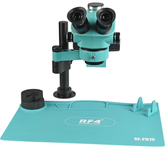 Микроскоп RF4 RF7050PRO-F019 тринокулярный с термостойким ковриком 7х-50х с подсветкой М7762412