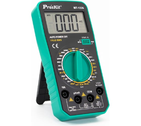 Мультиметр цифровой портативный Pro'sKit MT-1226 С00040340