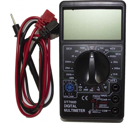 Цифровой мультиметр WHDZ DT700D 1