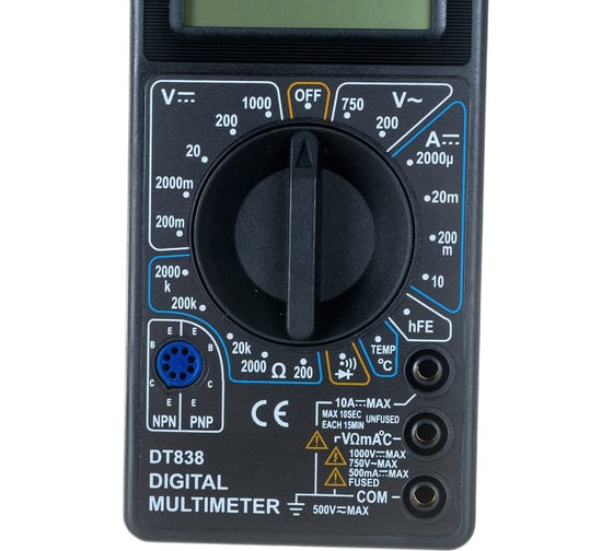 Цифровой мультиметр WHDZ DT838