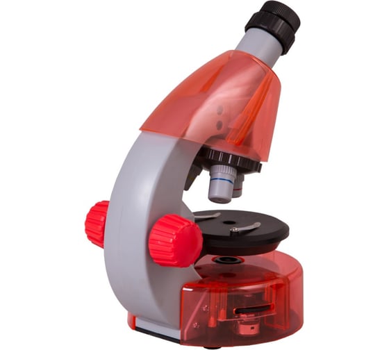 Набор Levenhuk LabZZ MV1 Orange: микроскоп и книга 77624