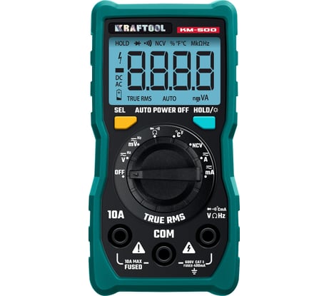 Цифровой мультиметр KRAFTOOL KM-500 59856