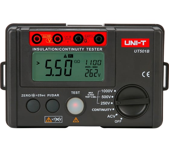 Измеритель сопротивления изоляции UNI-T UT501B 13-0045 1