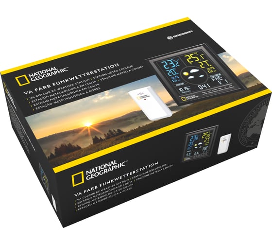 Цветная метеостанция National Geographic Bresser 9070600