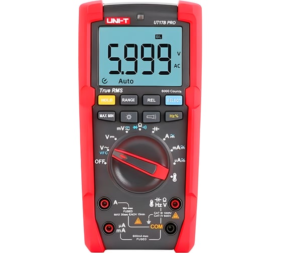 Мультиметр профессиональный UNI-T UT17B PRO 13-0088 1