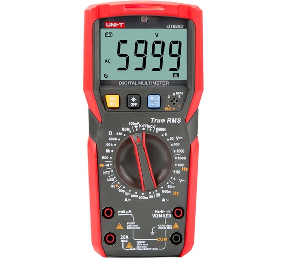 Мультиметр универсальный UNI-T UT89XD 13-0076 1