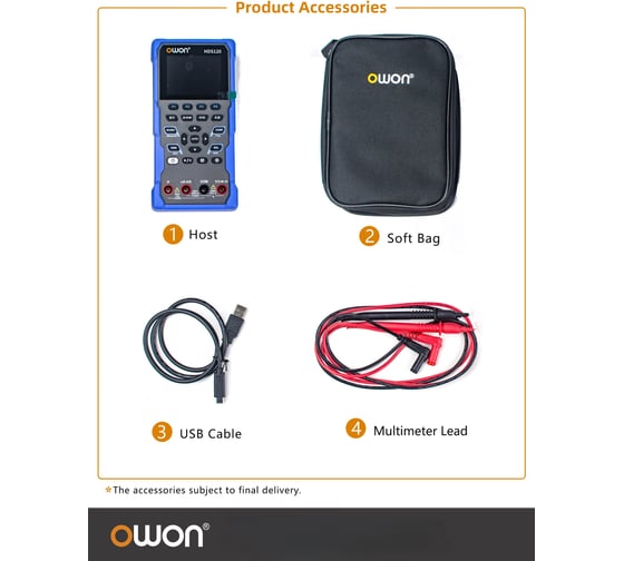 Цифровой мультиметр-осциллограф OWON HDS120 OW123