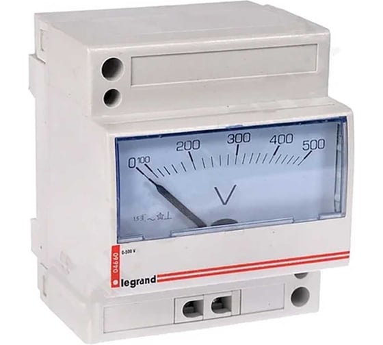 Аналоговый вольтметр Legrand 4 модуля 004660