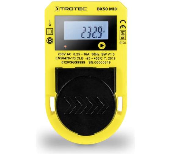Ваттметр TROTEC BX50 MID 3510205950 1