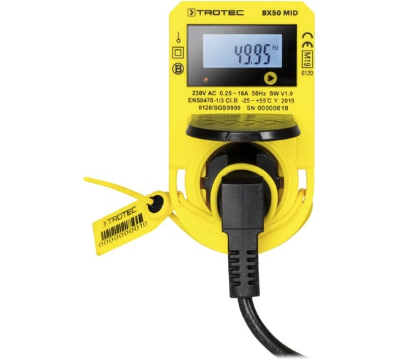 Ваттметр TROTEC BX50 MID 3510205950