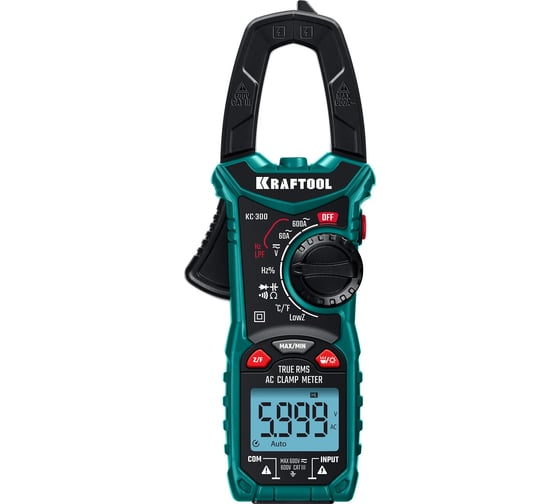 Цифровые токовые клещи KRAFTOOL KC-300 59832
