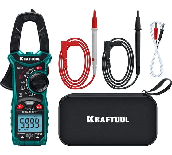 Цифровые токовые клещи KRAFTOOL KC-300 59832
