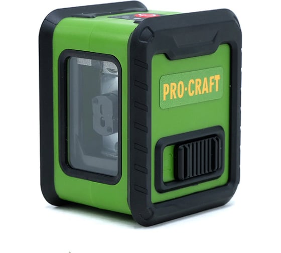 Лазерный уровень PROCRAFT 520нм, 0-10м, 2 луча LE2D